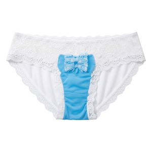 
Men's underwear with feminine design, lace, loose and sexy transvestite double-butt low-waisted underwear
