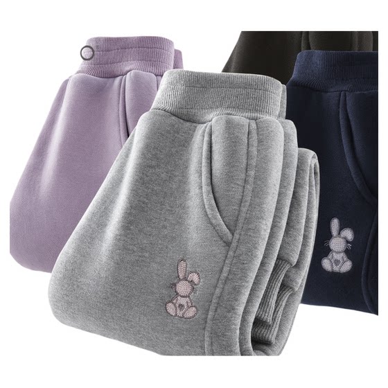 
Girls' pants autumn and winter 2025 new children's sports pants medium and large children's velvet thickened sweatpants casual trousers winter wear