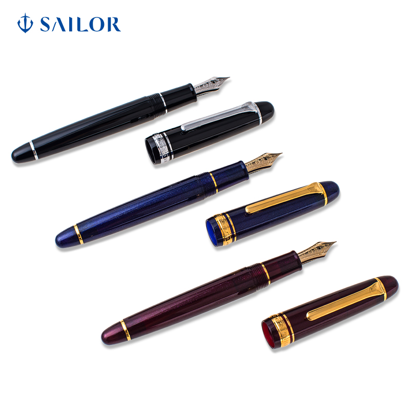 SAILOR 写乐 钢笔 漫步系列 11-1031/1033 黑杆金夹 F尖 单支装