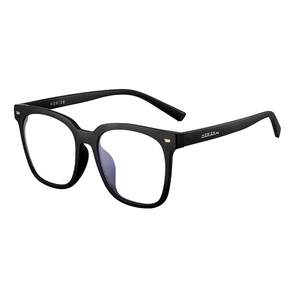
Hailien black frame anti-blue light glasses frame without makeup large frame for women flat light eye protection myopia can match male Y5017