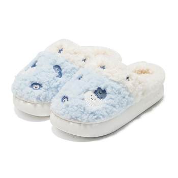 Sanli cute antibacterial warmth home indoor cotton slippers
