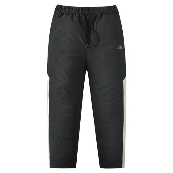 
[Three-Proof/90 Duck Down] Carbine Down Pants Men's Winter Loose, Warm and Versatile Black Straight-leg Casual Pants