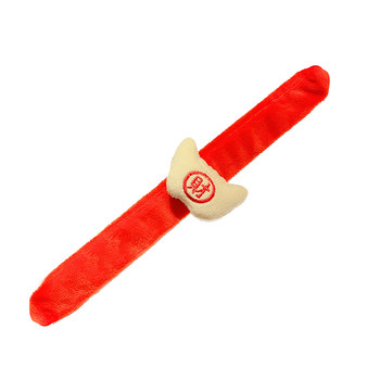 Spring Festival gift slap circle for women, cute cartoon children, plush couple bracelets, tiger New Year head accessories, slap circle for men