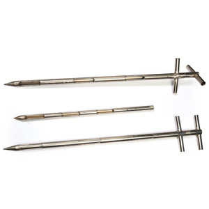 Stainless steel double -tube layered powder corn rice wheat soybean grain granular sample sample sample sample
