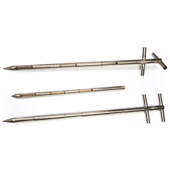 Stainless steel double -tube layered powder corn rice wheat soybean grain granular sample sample sample sample
