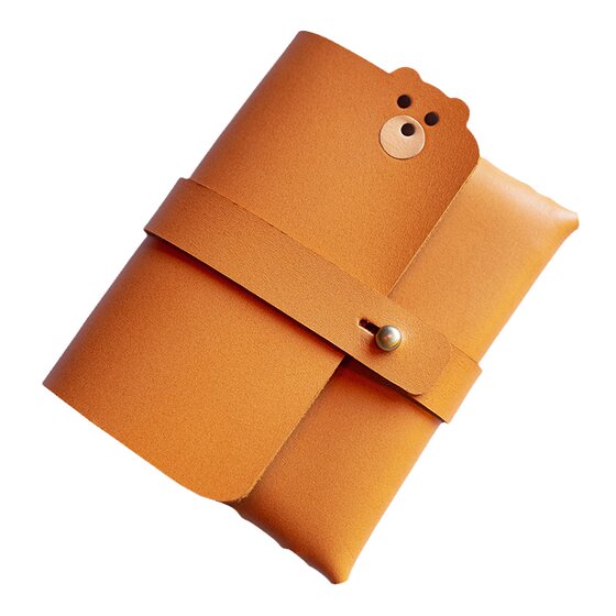 
Original handmade cowhide large capacity multi-function short wallet genuine leather cute cow wallet driver's license card bag