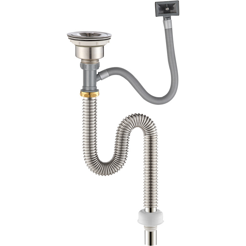 111,8 Cm Vorspülschlauch Für Kommerzielle Wasserhähne – Edelstahl Flexibel, Mit 7/8"-Gewinde