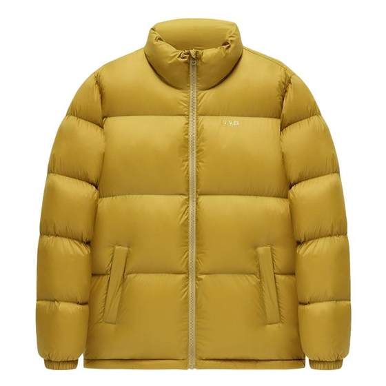 Camel volcanic down jacket Men's winter couple short models plus velvet thickened warm bread cold -proof men's jacket
