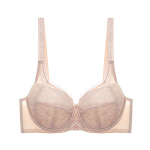 Japanese foreign trade original single large size thin cup full cup holding solid -color bras underwear 0bcdef cup