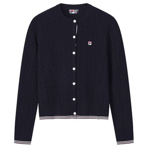 
FILA official long-sleeved warm woven jacket women's spring new fashion casual sweater sports top