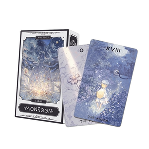 
[Woh] Distant Monsoon Tarot Cards, Vite-type Taluo Cards, Vite-star-ring card collection 78 Vite-type cards