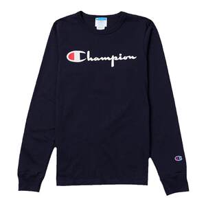 
American version of new Champion champion T-shirt for men and women couples autumn and winter logo round neck casual long-sleeved base shirt