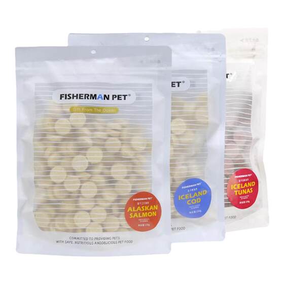 FishermanPet Fisherman Ranch Pet Freeze-dried Salmon Cake Cod Cake Tuna Dog Cake Cake Cake Cake Cake Cat Snacks
