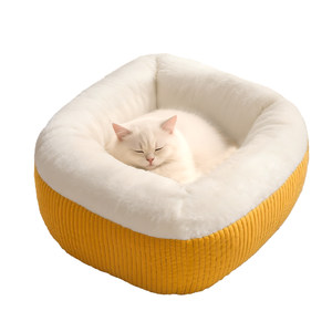 Cat's four seasons universal cat house closed cat kitten kitten bed winter dog nest winter pet warm supplies