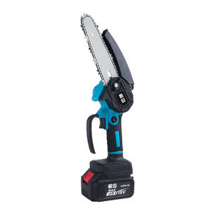 Chainsaw home small handheld electric chain sawing lithium battery large -capacity electric hand saw charging charging charging logging saw tree artifact
