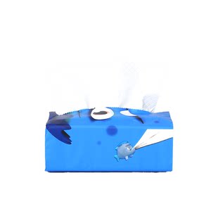 Sea Monster Paper Towel [4 consecutive pack Lodes] Pumping paper Affordable Family Mother and Child 5 -layer Paper Paper Witter Wet Wet

