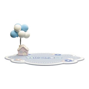 
Girls' Heart Flying House Balloon Cloud Anti-Slip Cushion Car Center Console Decoration Auto Ornaments Creative Healing Gift