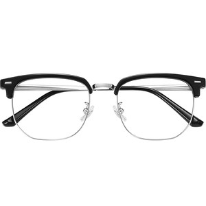 
Sven half-frame glasses men's anti-blue radiation myopia degree can be equipped with professional ultra-light pure titanium color-changing lens frame