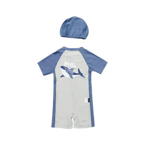 
Children's swimsuit boys new summer boys' baby one-piece quick-drying cute sun protection swimsuit boys' baby