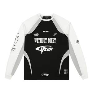 Victoria's long -sleeved shot T -shirt men's beautiful basketball training uniform sports running jacket breathable net eye tide v
