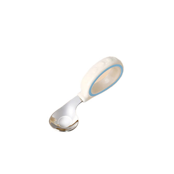 
Baby's independent feeding complementary food spoon 316L stainless steel baby learning to eat training children's special short handle