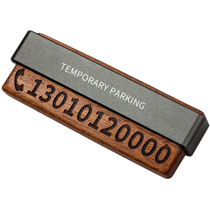 
Can hide temporary parking phone number plate DIY car mobile phone license plate in-car car transfer card