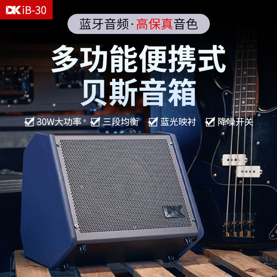 DK iB-30电贝司音箱贝斯音响专业监听家用练习演出30瓦蓝牙连接