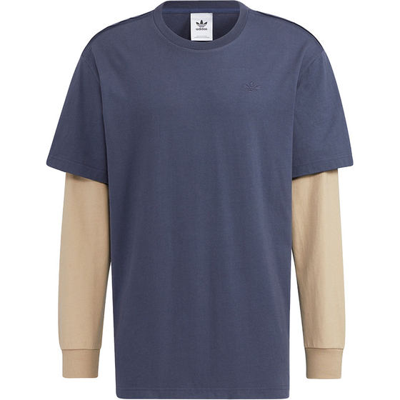 Adidas/Adidas genuine three -leaf grass new men's and women's same sports, comfortable long -sleeved T -shirt HR3470
