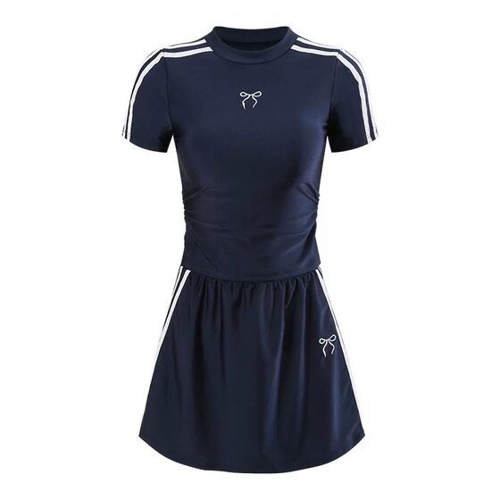 AYSTUDIO2026 new split swimsuit women's summer high-end sports conservative skirt style slimming body-covering surf suit