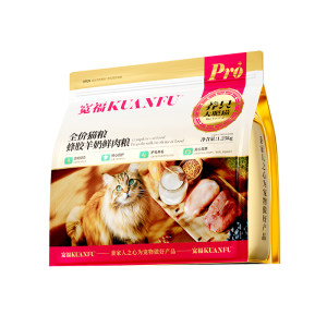 
Kuanfu fresh meat cat food propolis goat milk general puffed high protein nutritional immune full-price staple food for adult and young cats