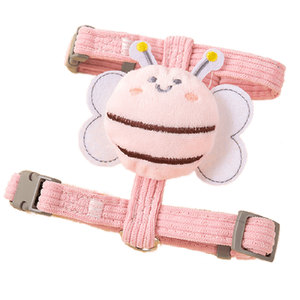 
Cat leash, pet leash, dog collar, blue bee shape, small cat walking leash, outdoor leash