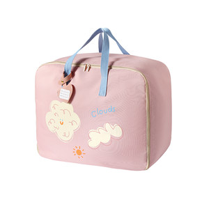 Kindergarten quilt storage bag waterproof and moisture-proof Oxford cloth children's clothes quilts and luggage moving handbags