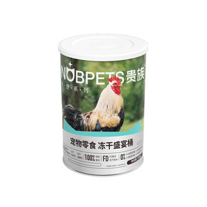 
Noble Xunye Cat Snacks Freeze-Dried Bucket 500g Dog Chicken Nuggets Chicken Breast Chicken Liver Egg Yolk Freeze-Dried Cat Food
