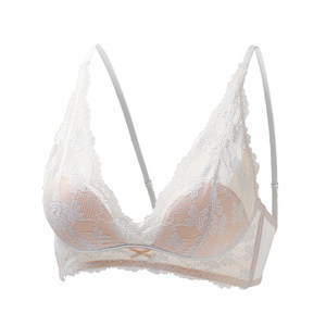 
Girls' lace underwear, small breasts, thin, beautiful back, sexy pure desire, side breasts, anti-sagging bra, summer