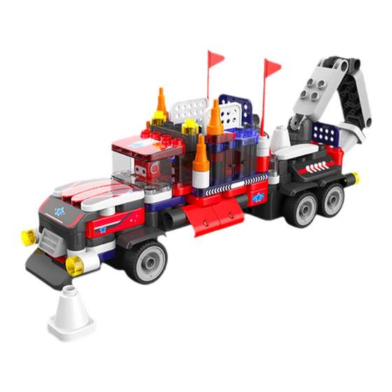 
[Hot Selling Recommendation]Bruco Large Particle Building Block Truck Heavy Duty Truck Variety Assembly Toy Boy