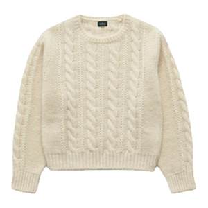 
[Ready Stock] TheBarnnet Korea Eight Breasted Solid Color Round Neck Lazy Twist Knitted Sweater Soft Waxy Style Sweater for Women