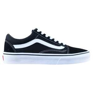 
Lao Wan VANS old skool black and white classic OS low top canvas shoes VN000D3HY28