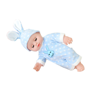 Children's simulated baby talking doll, fully soft enamel, bath, early education, sleeping with doll, baby toy