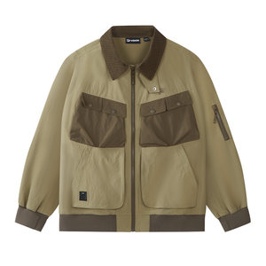 
Zhang Hao's same FILA FUSION woven jacket men's 2026 summer new loose color-blocked jacket top