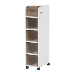 Bathroom slit storage cabinet drawer type toilet narrow-slit storage cabinet bathroom gap cabinet toilet side cabinet