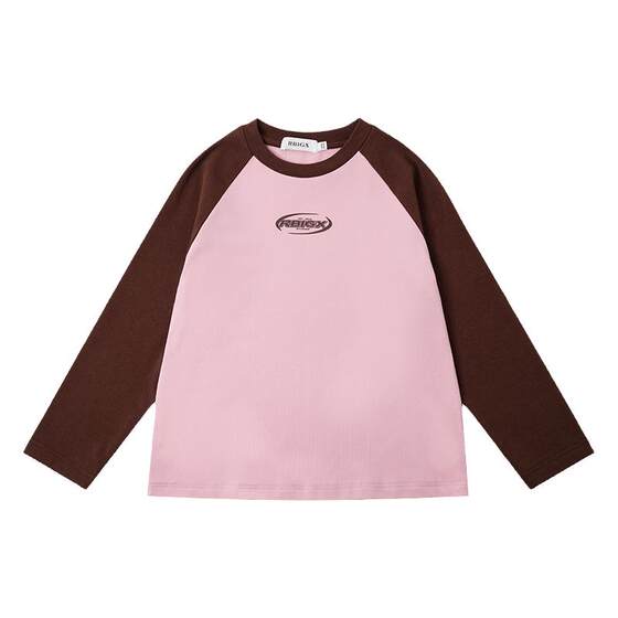 
RBIGX Ruibike autumn and winter new style boys and girls raglan sleeve long-sleeved T-shirt casual versatile Lycra cotton top