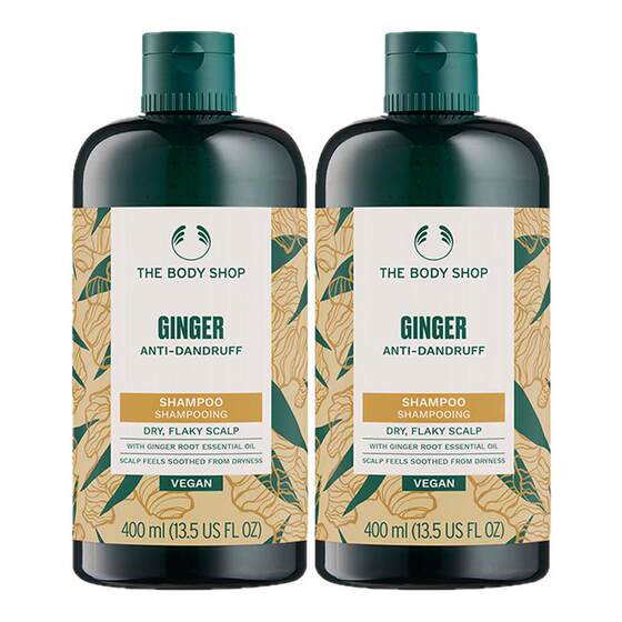 [Official Genuine] TheBody -op body small shop ginger is shampoo 400ml2 bottle fluffy and strong
