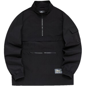 
Honghu Hongxing Erke summer new men's sports national fashion windproof woven pullover top versatile windbreaker jacket