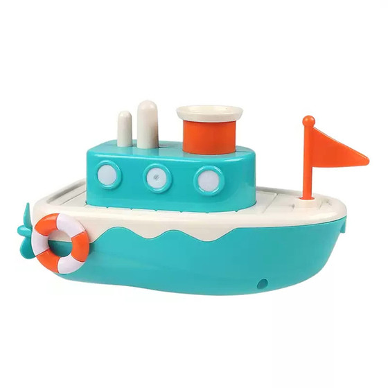 
Baby bath toys, children's bathroom tub, wind-up boat, swimming, floating toys, water toys, ship