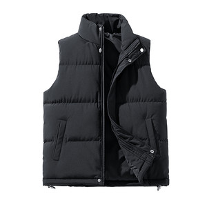 
Huali Men's and Women's Autumn and Winter Vests Trendy Brand Warm Jackets and Vests Solid Color Waistcoats Couples Large Size Warm Cotton Vests
