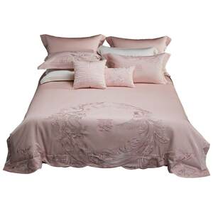 
Mercury Home Textiles Wedding Four-piece Set 60 Count Long Staple Cotton Jacquard Embroidery Kit New Chinese Style Wedding Bedding 26 New