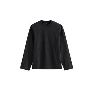 
HM men's T-shirt spring cool old back printed long-sleeved loose printed T-shirt 1000010