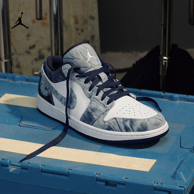 Jordan official Nike Jordan AJ1 sneakers ເກີບກິລາຜູ້ຊາຍ summer low-top cushioning lightweight fashion CZ8455