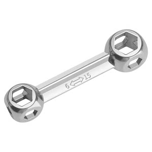 Multifunctional bone wrench hexagon screw tool portable 10-in-1 bicycle hexagon socket small wrench