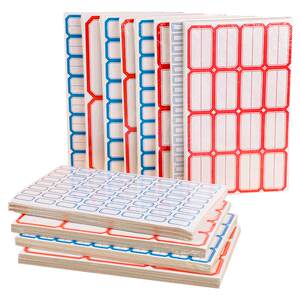 Unprocested self -adhesive label small label sticker book classification paper blank handwriting price sticker price sticker, paper name, label, paper shelves supermarket large rectangular mouth paper paper
